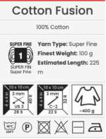 Cotton Fusion 100 Grs - Imagen 2